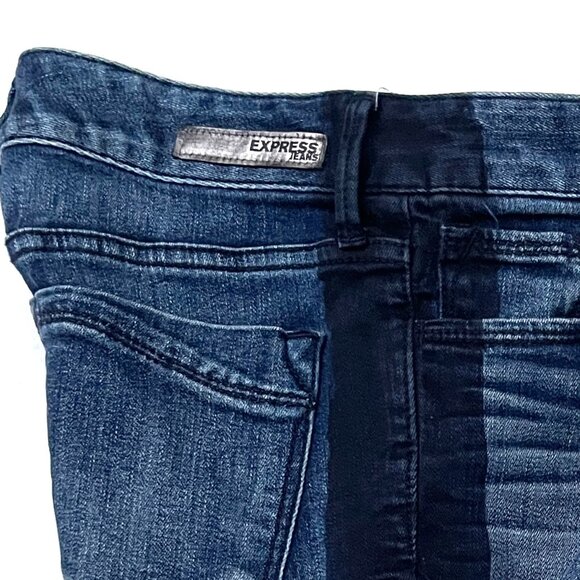 Express Stella Black Stripe skinny Jeans leggings size S - Picture 6 of 12